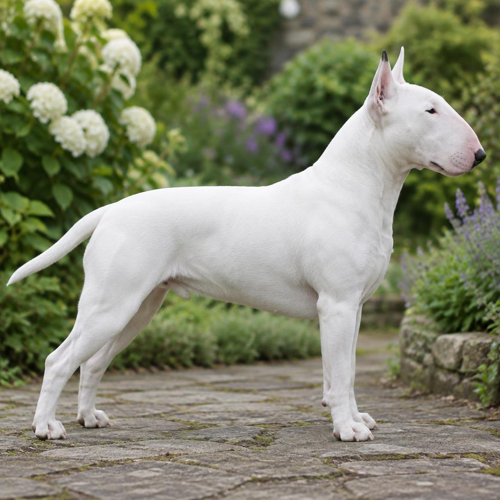 Bull Terrier dog portrait