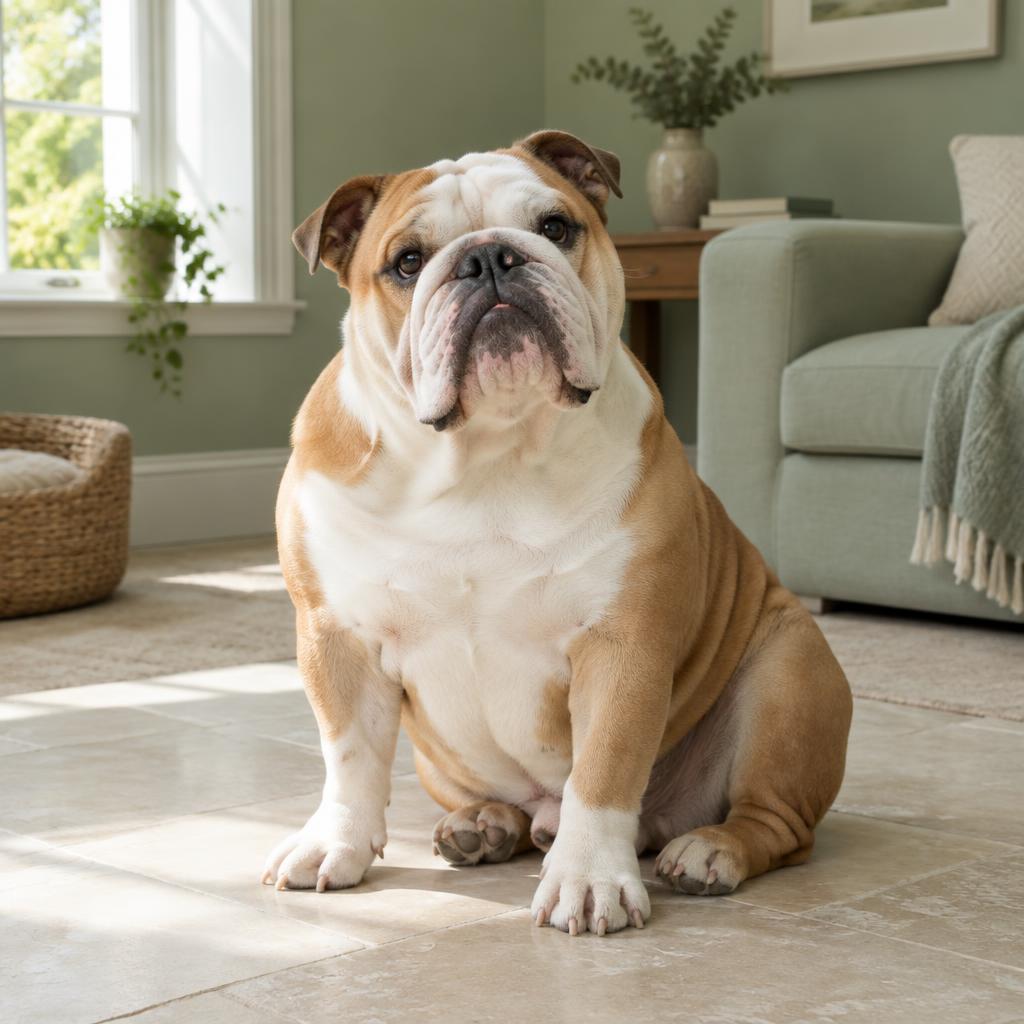 Bulldog dog portrait