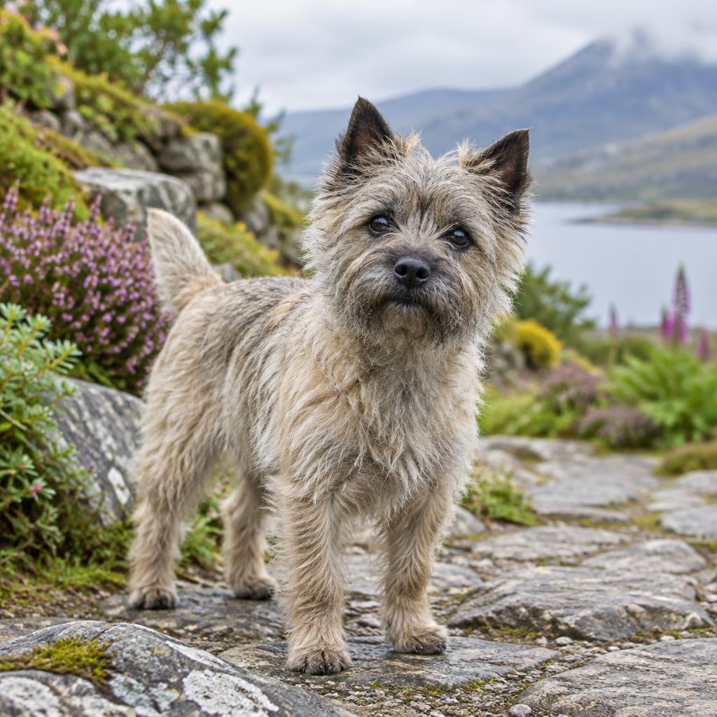 Cairn Terrier dog portrait