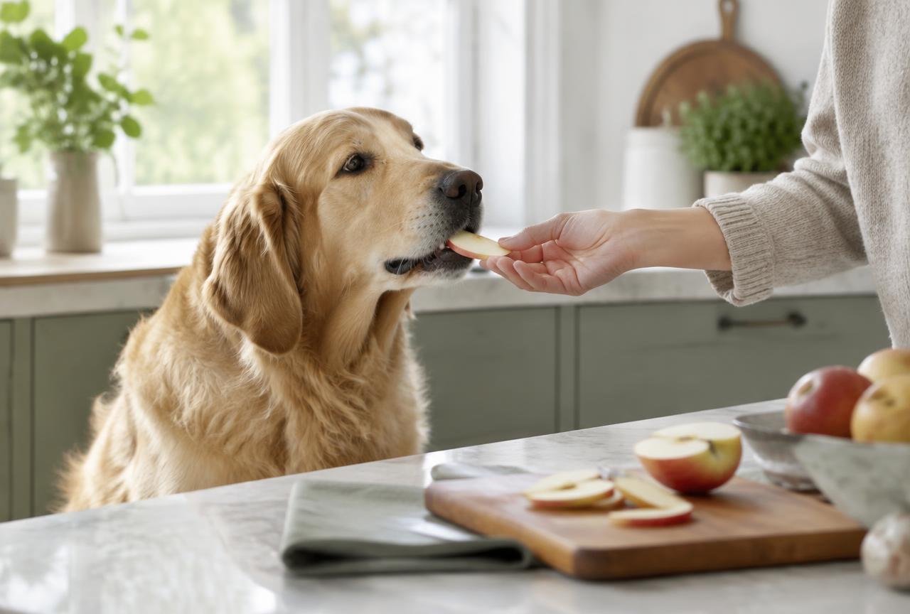 Cover photo for the article Can Dogs Eat Apples? Pips, Cores and Portions
