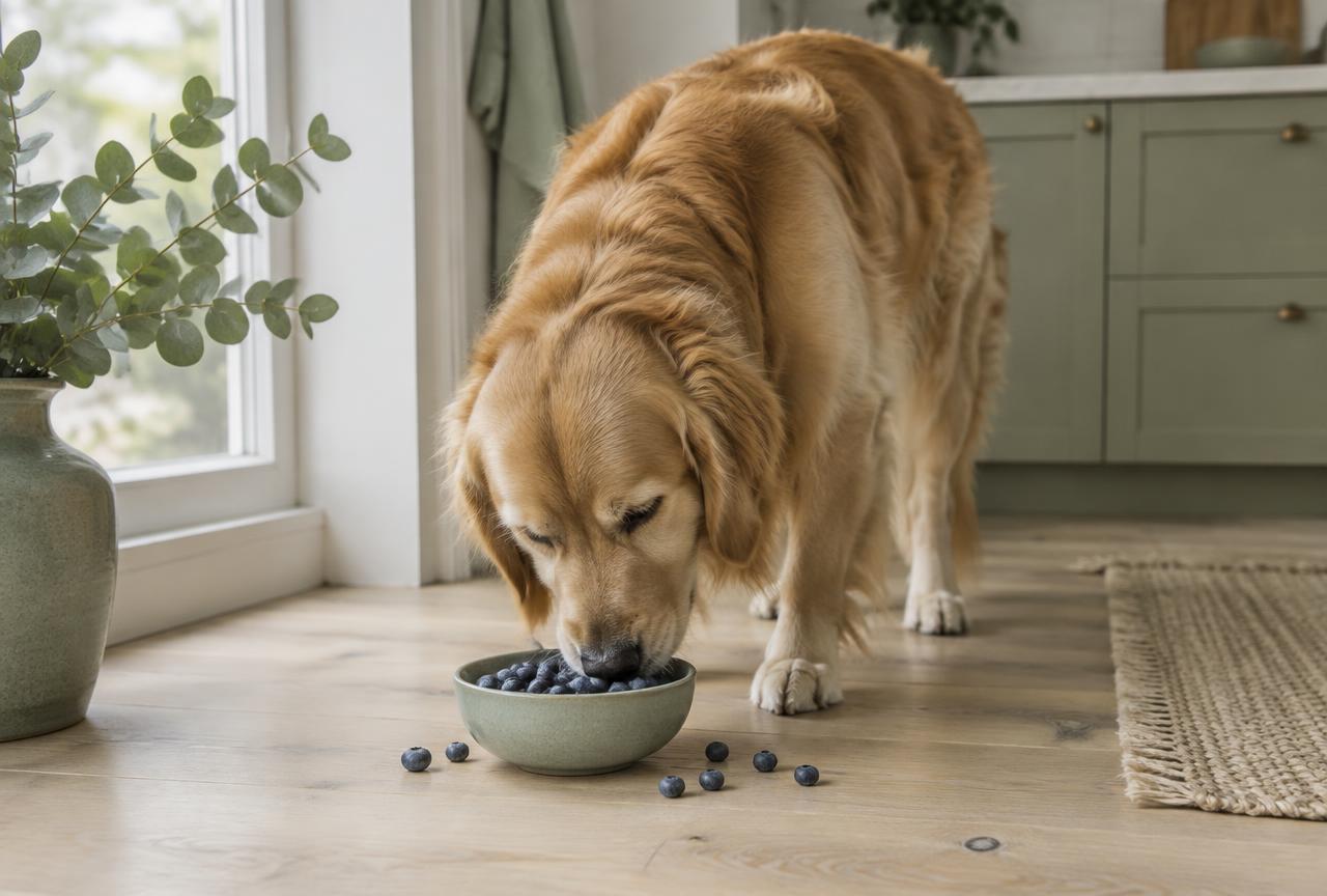 Cover photo for the article Can Dogs Eat Blueberries? Portions, Benefits and Serving Ideas