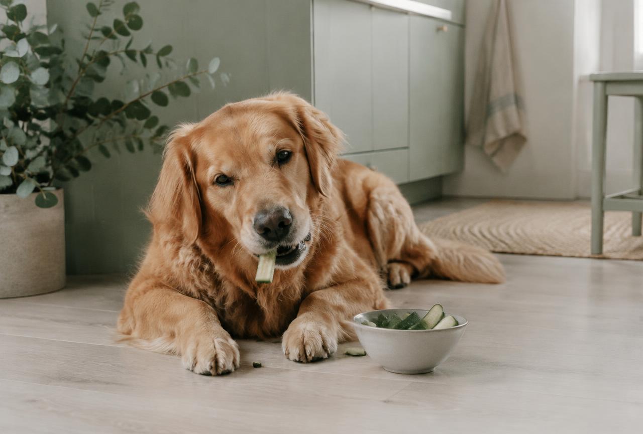 Cover photo for the article Can Dogs Eat Cucumbers? A Crunchy Low-Calorie Treat