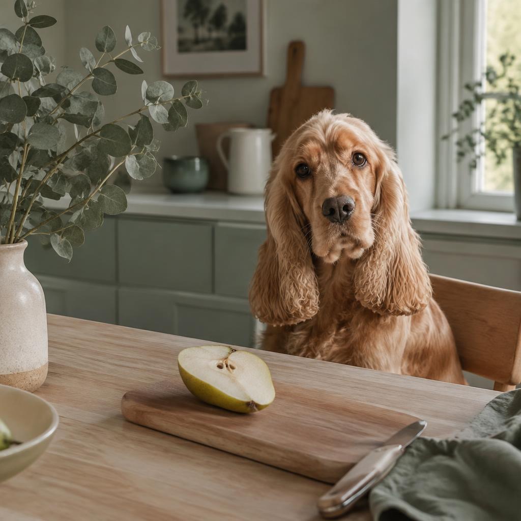 Cover photo for the article Can Dogs Eat Pears? Core, Seeds and Portions
