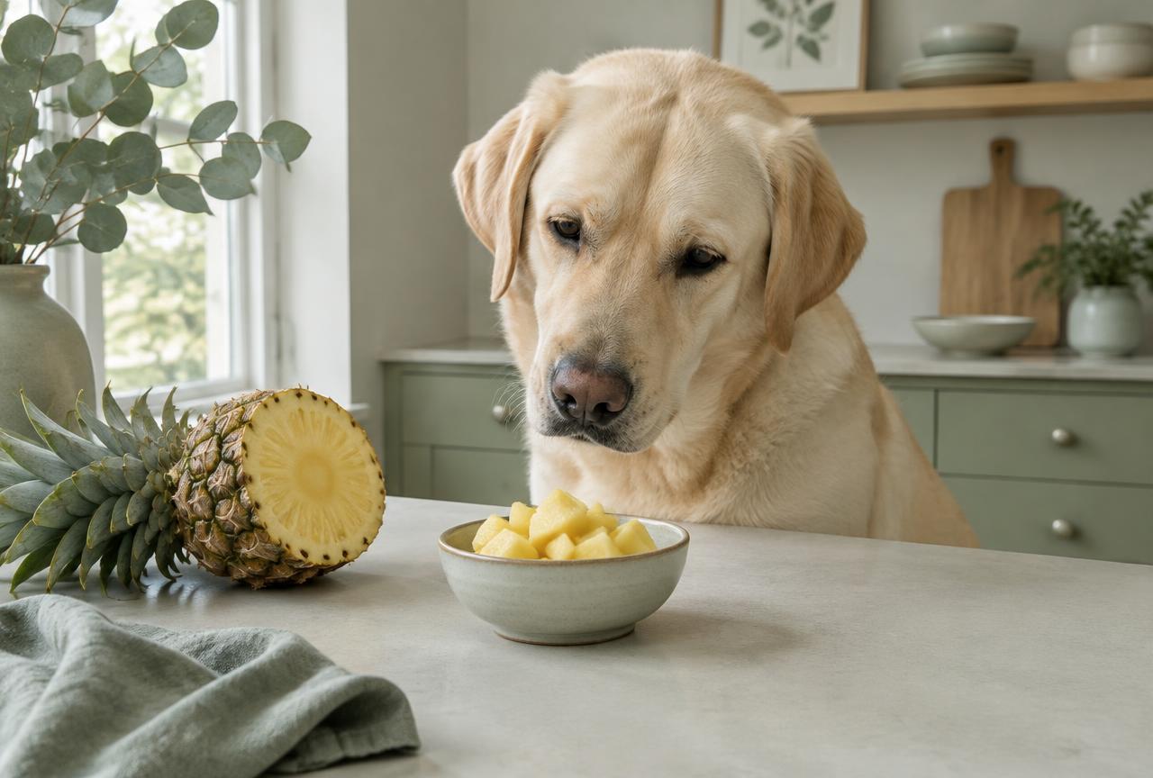 Cover photo for the article Can Dogs Eat Pineapple? Fresh, Canned and Dried