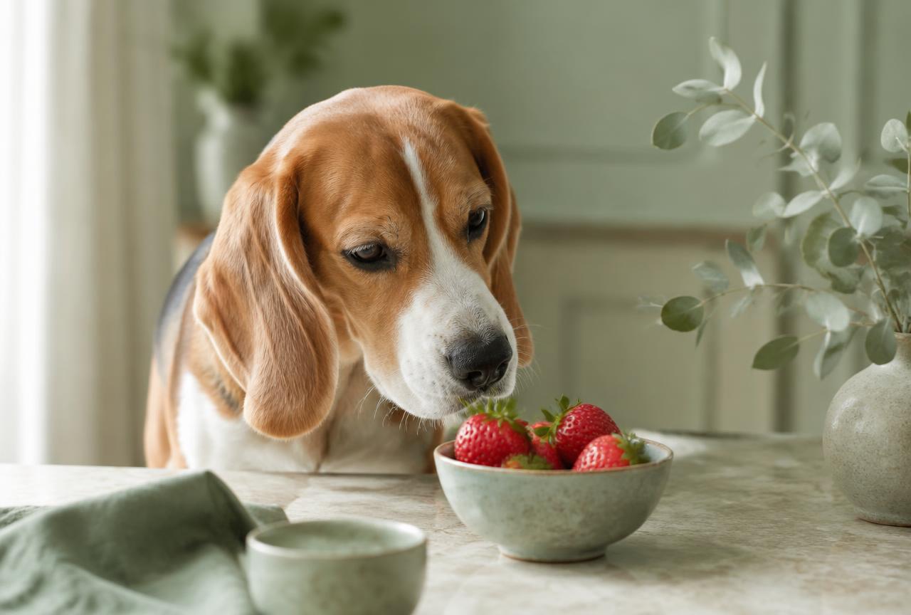 Cover photo for the article Can Dogs Eat Strawberries? Portions, Sugar and Serving Ideas