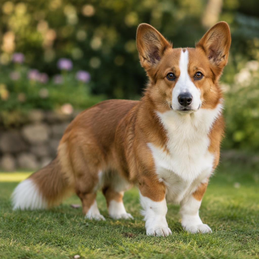 Cardigan Welsh Corgi dog portrait