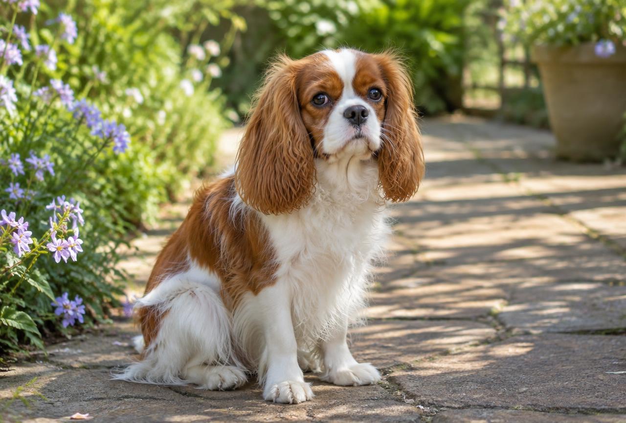 Cavalier King Charles Spaniel dog portrait