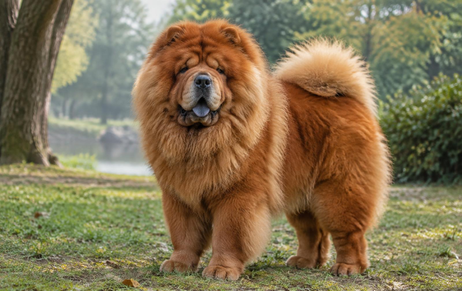 Chow Chow dog portrait