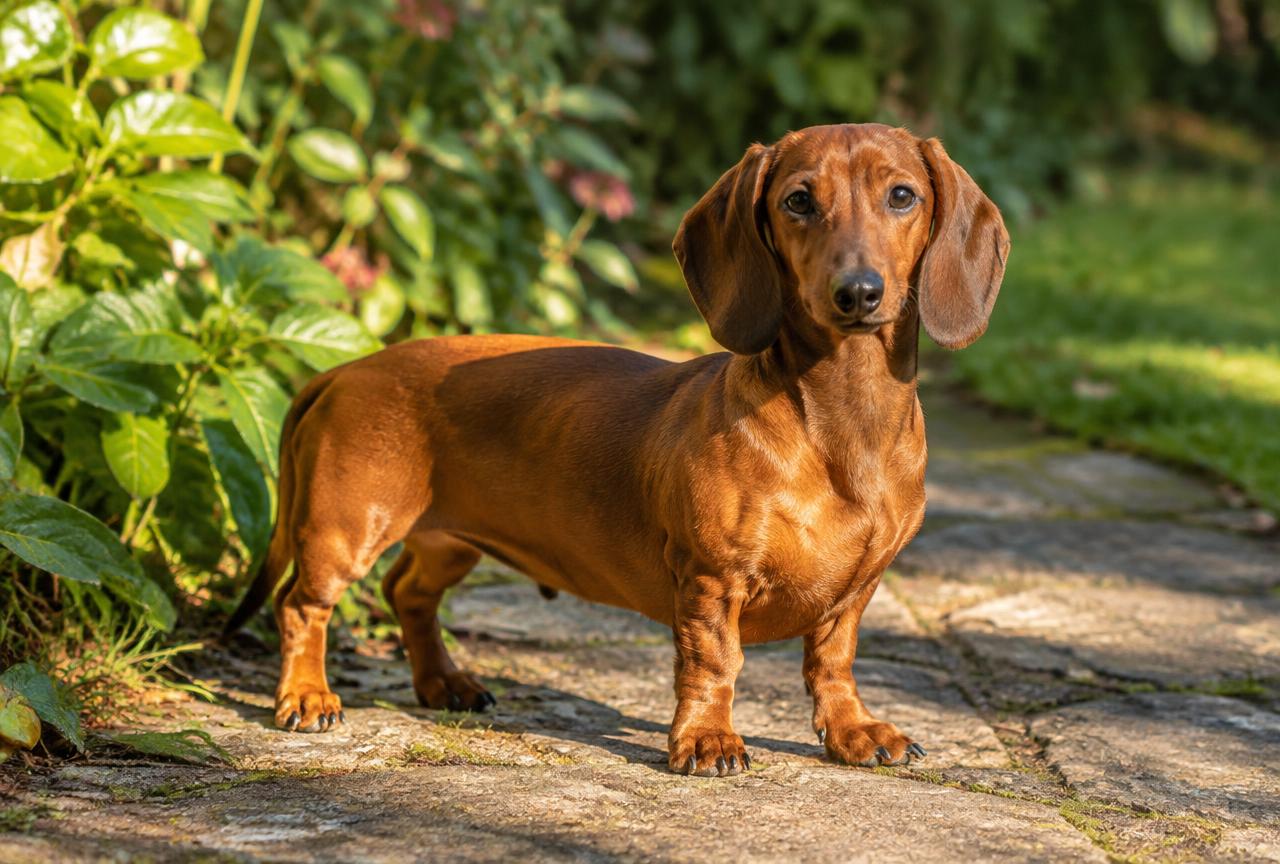 Dachshund dog portrait