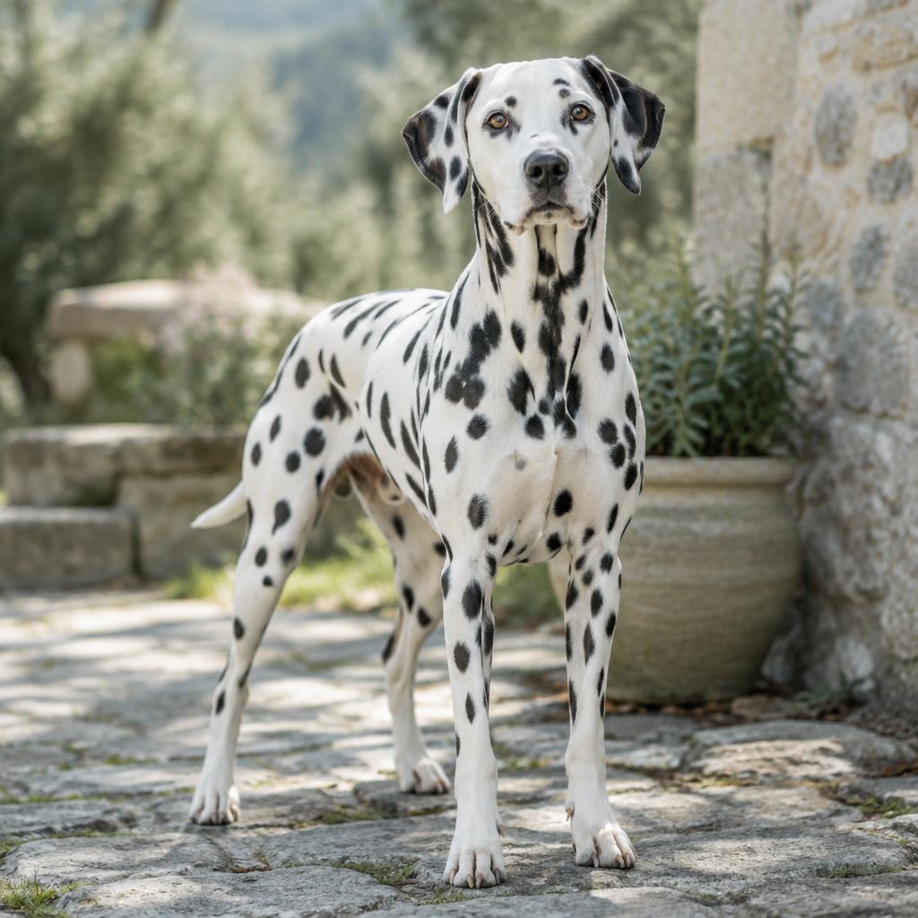 Dalmatian dog portrait