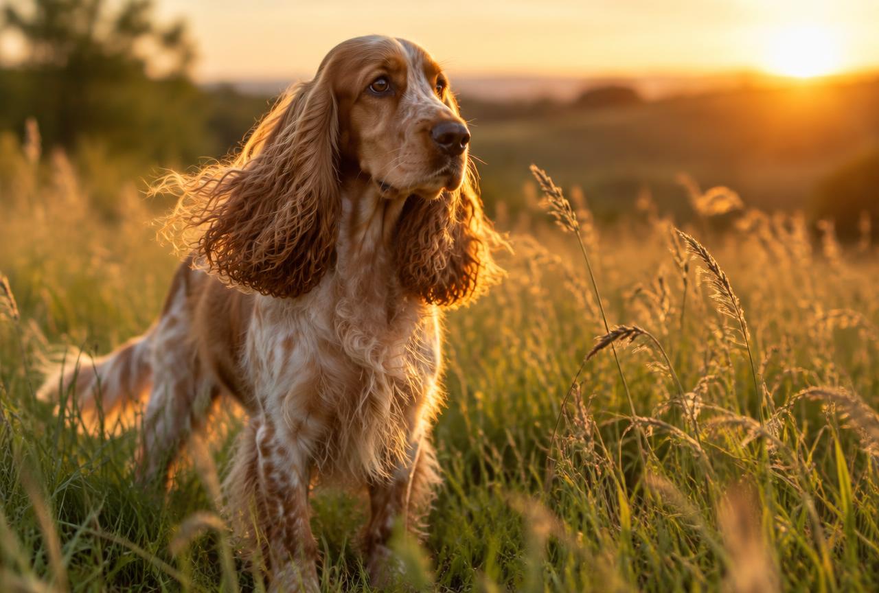 English Cocker Spaniel dog portrait