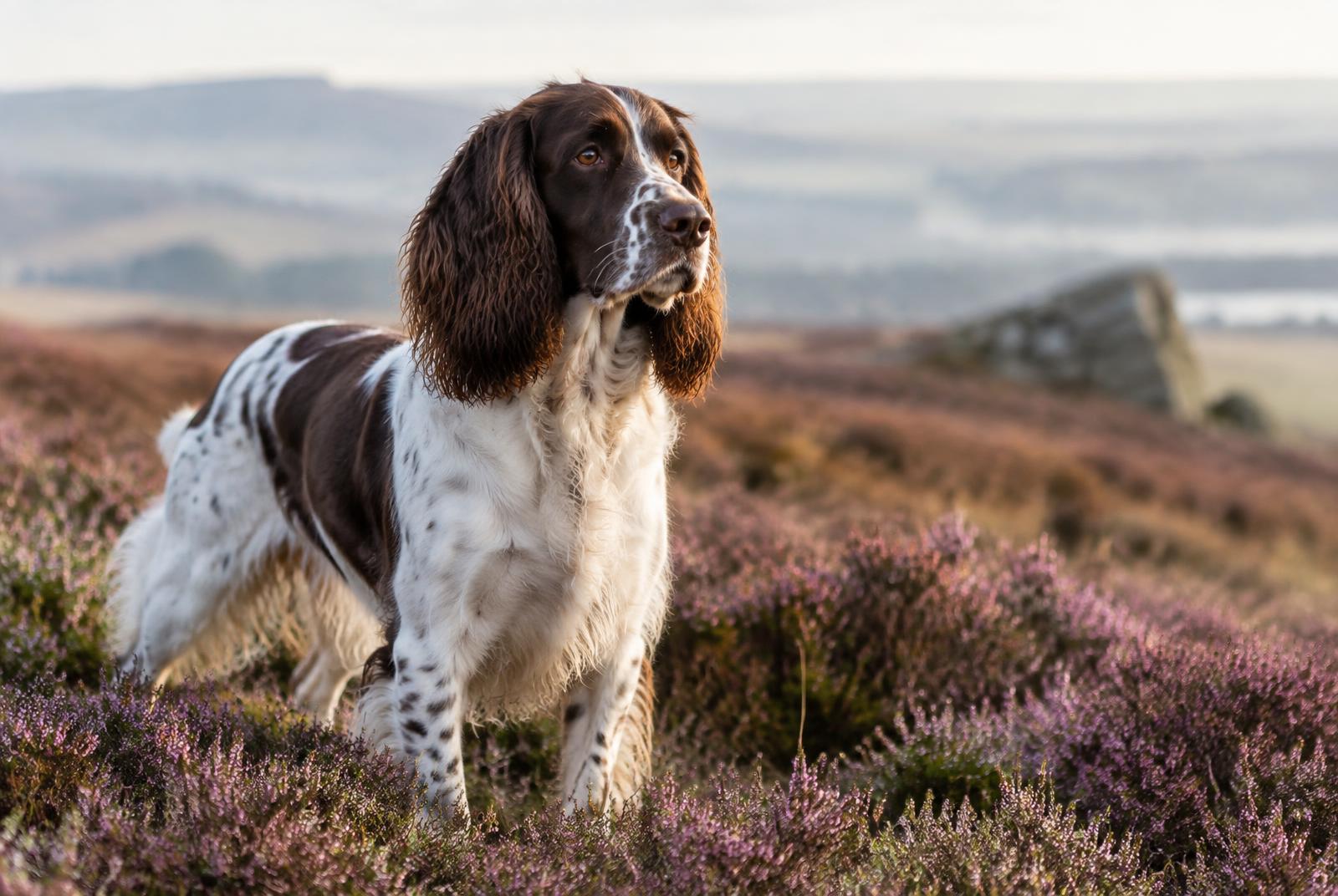 English Springer Spaniel dog portrait