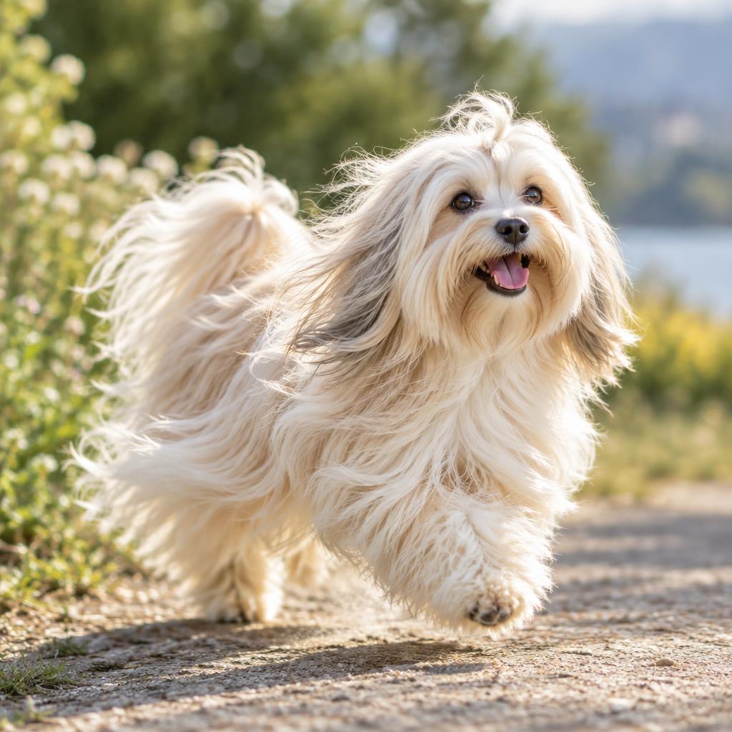 Havanese dog portrait