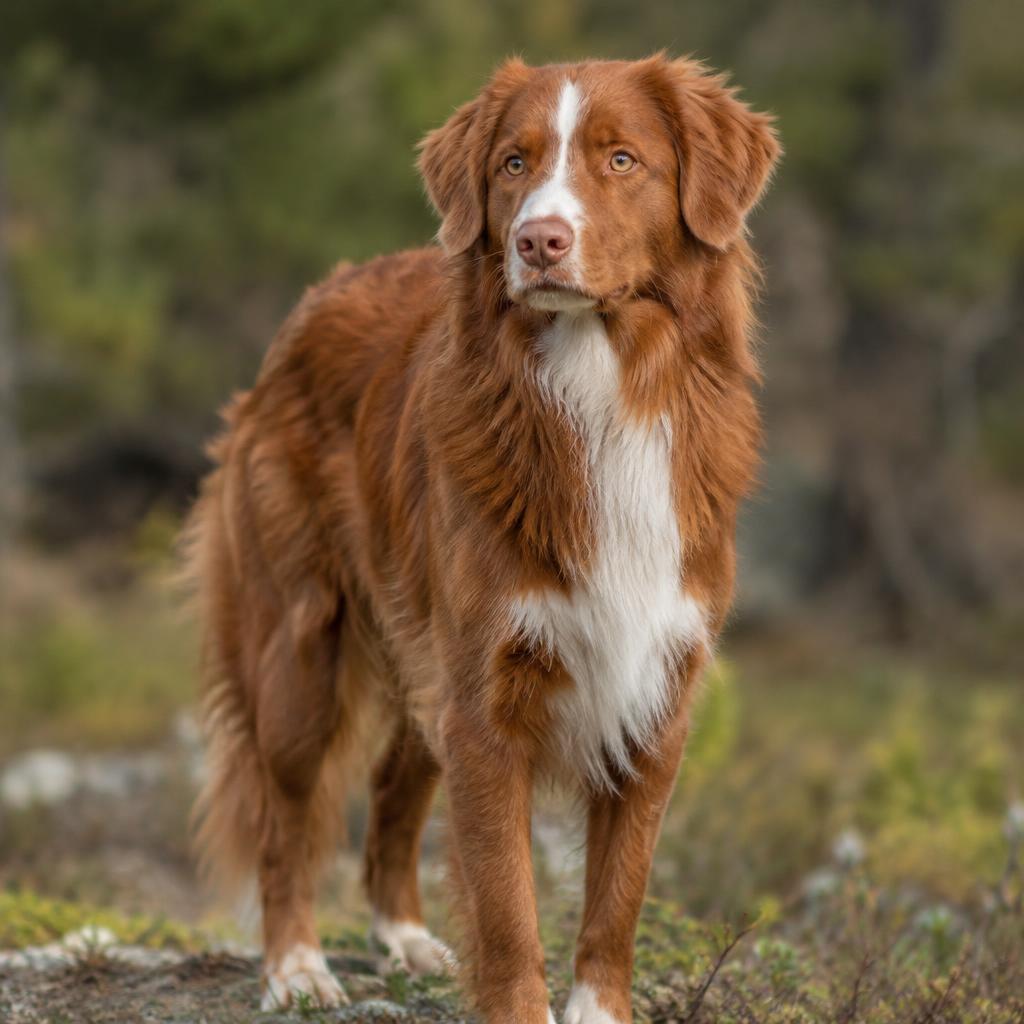 Nova Scotia Duck Tolling Retriever dog portrait