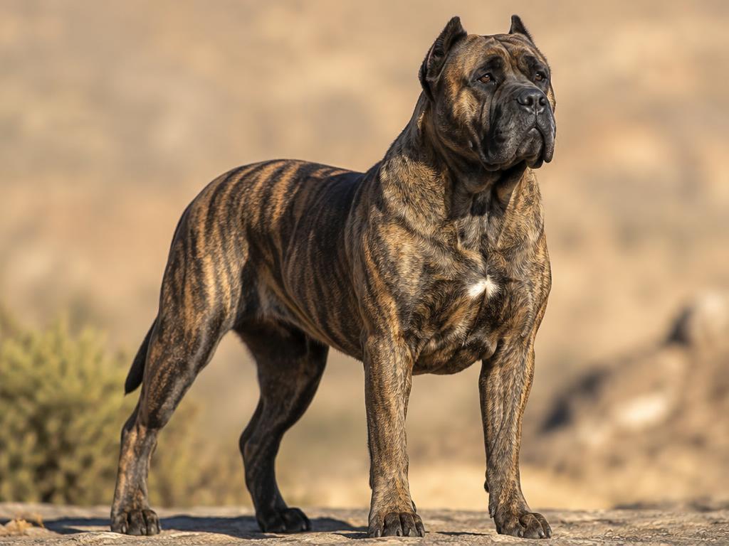 Presa Canario dog portrait