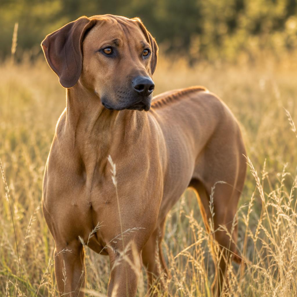 Rhodesian Ridgeback dog portrait