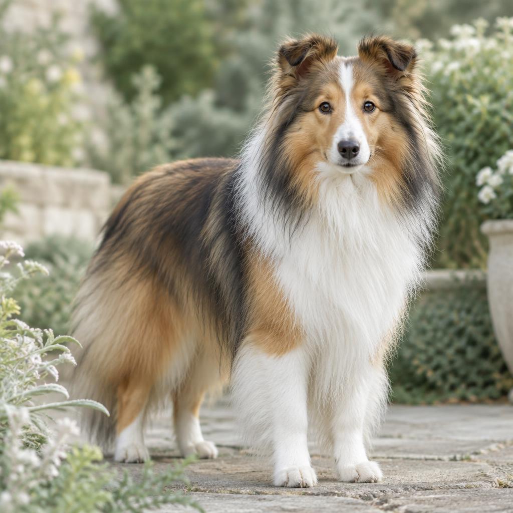Shetland Sheepdog dog portrait