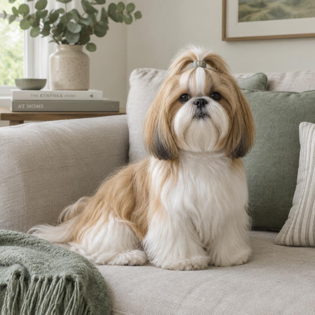 Shih Tzu dog portrait