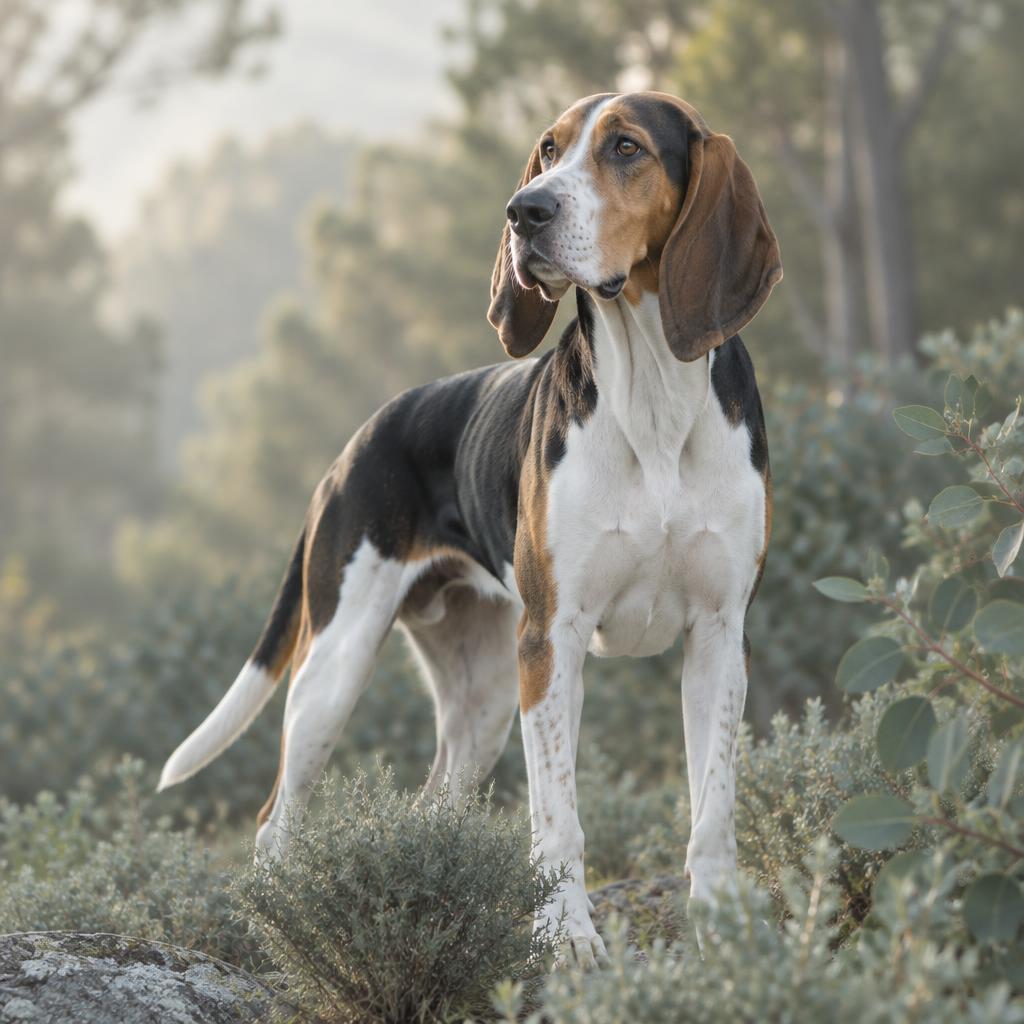 Treeing Walker Coonhound dog portrait