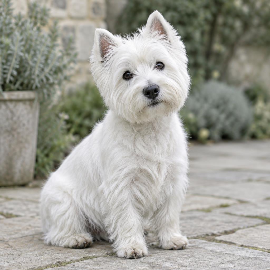 West Highland White Terrier dog portrait