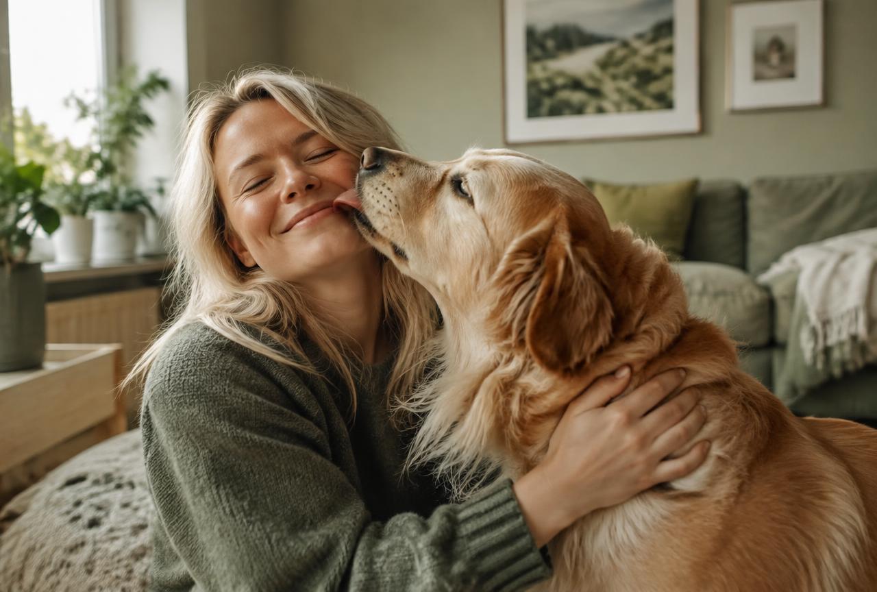 Cover photo for the article Why Do Dogs Lick You? Affection, Taste and When to Worry
