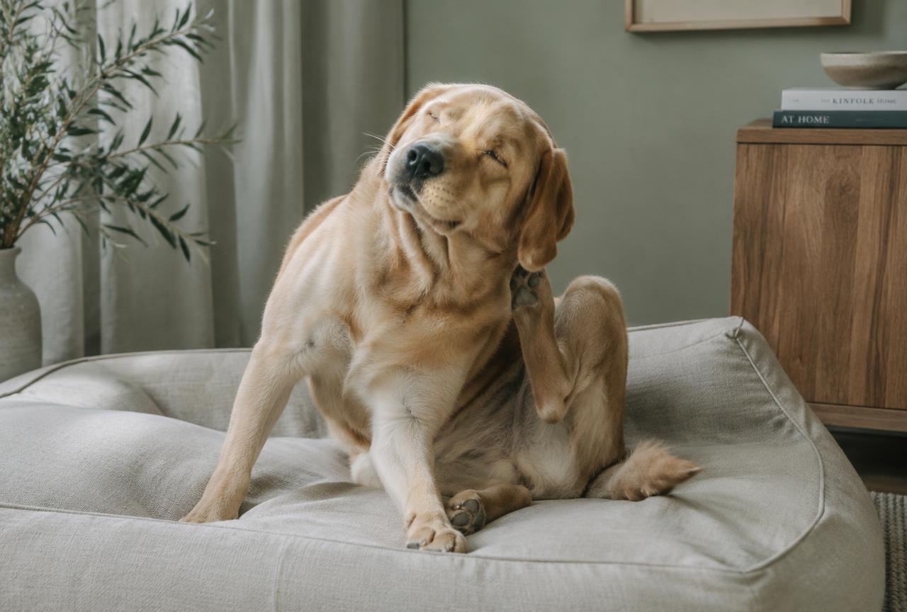 Cover photo for the article Why Is My Dog Itching? Allergies, Parasites and Skin