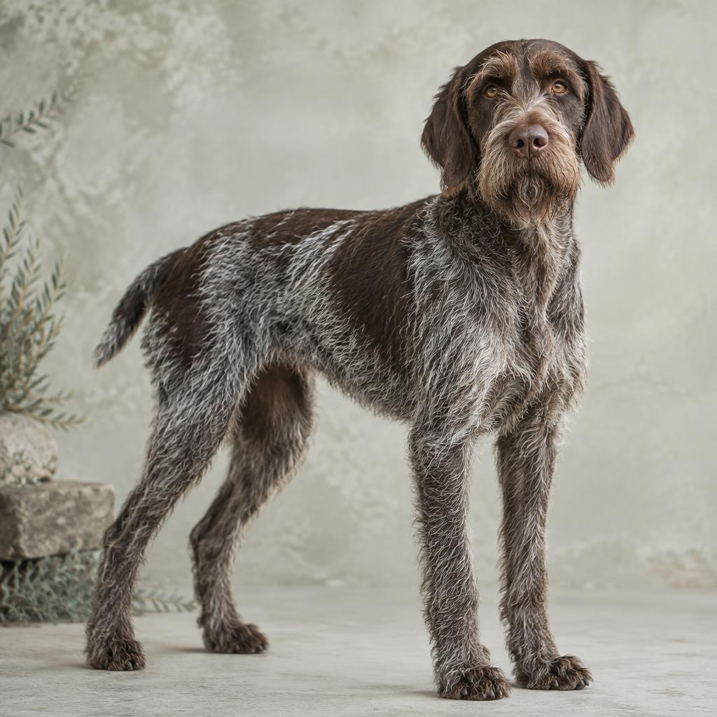 Wirehaired Pointing Griffon dog portrait
